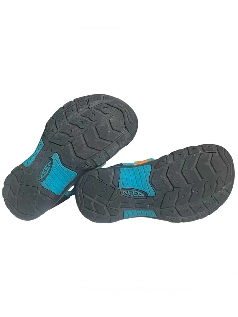 Keen Newport H2 Rainbow Tie Dye Big Kids' Size 2 Outdoor Water Sandal Shoes